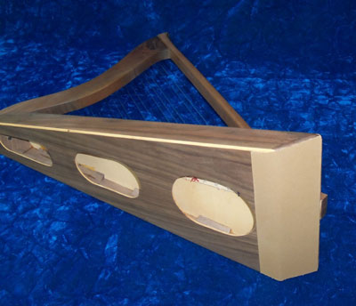 27-String Hallel Harp back