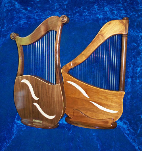 Lyre & Lute Harp backs